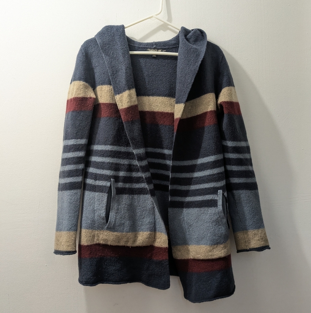Toad & Co. Merino Heartfelt Hoodie Sweater Coat Jacket Women's Medium
